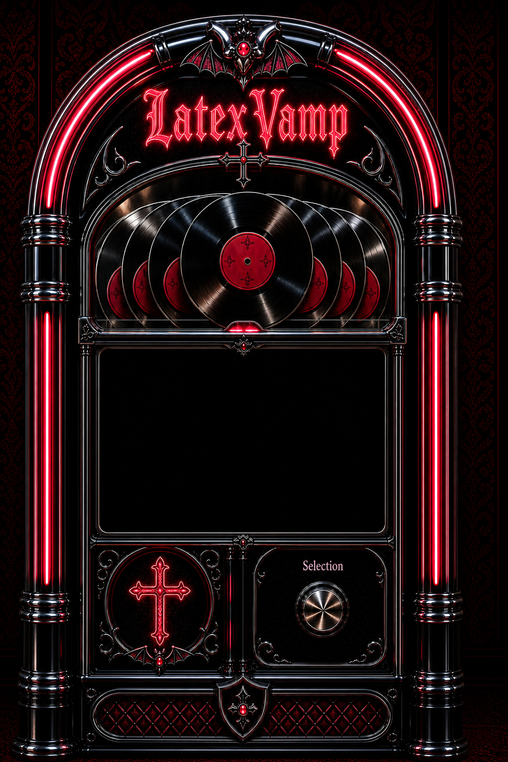 Jukebox gothique Latex Vamp